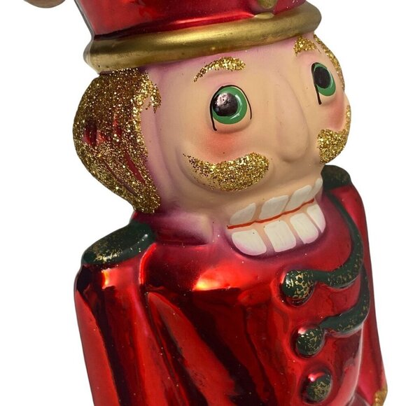 Nutracker Christmas Ornament Blown Glass Krebs Disney Edition  8" Made in German - Picture 13 of 14